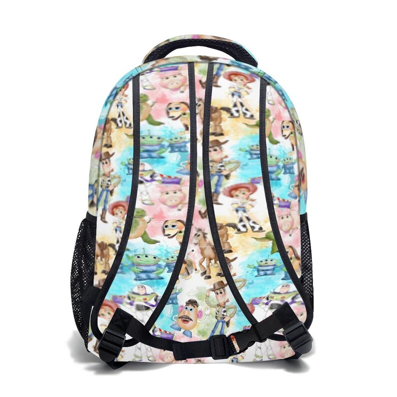 Conjunto de mochila y bolsa para el almuerzo de Toy Story, Disney Woody, Buzz y Jessie, paquete de mochila de 17 pulgadas. imagen 7