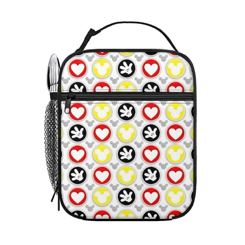 Gepersonaliseerde Mickey Mouse 17-inch rugzakbundel met bijpassende lunchtas, aangepaste Disney-rugzakkenset afbeelding 13