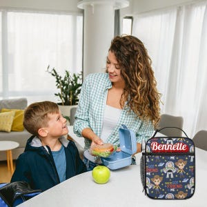 Buzz Lightyear and Woody Lunch Bag , Personalized Toy story lunch box image 5