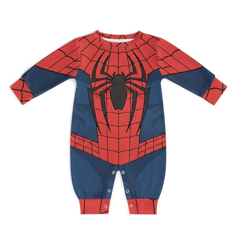 Spider-Man Baby Romper , Spiderman Costume , Disney Baby outfit image 5