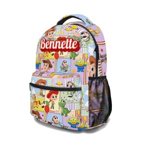 Toy Story rugzak en lunchtasset, Disney Woody, Buzz & Jessie 17-in schooltassenbundel afbeelding 6