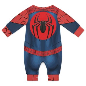 Spider-Man Baby Romper , Spiderman Costume , Disney Baby outfit image 6