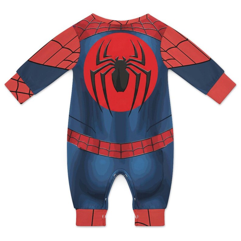 Spider-Man Baby Romper , Spiderman Costume , Disney Baby outfit image 6