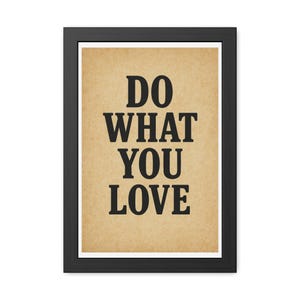 Poster motivazionale incorniciato: arte murale motivazionale per casa e ufficio