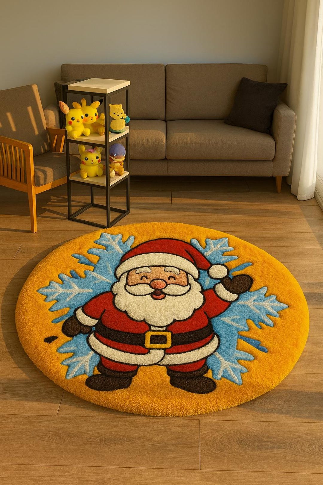 Hand Tufted Santa Rug for Kids Room Bedroom Decor Rug - Etsy