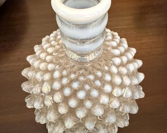 Vintage Fenton Hobnail Opalescent Glass Vase