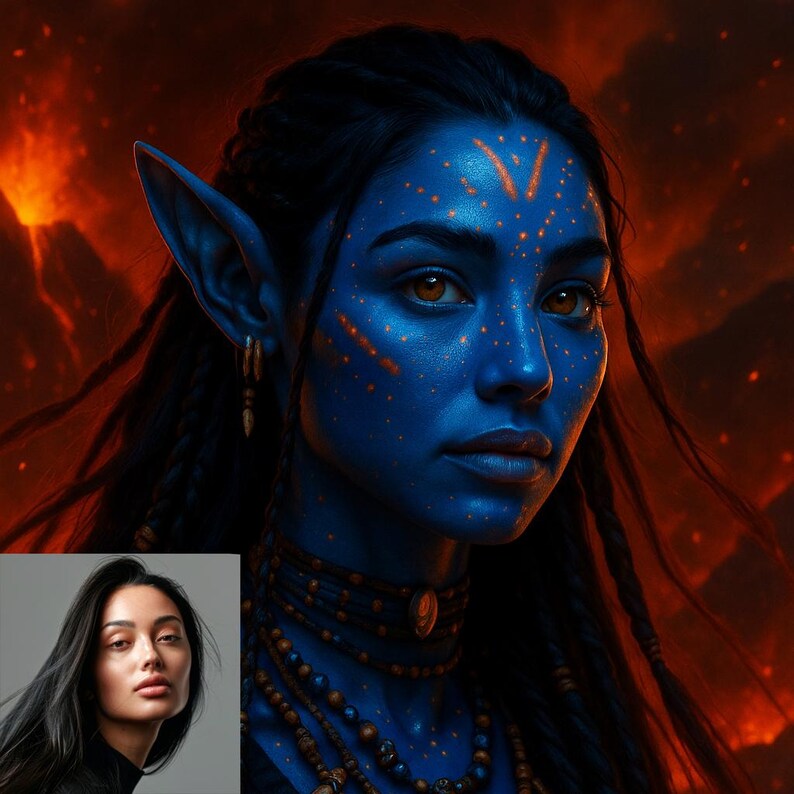 Custom 8k Avatar Portrait, Custom Avatar Poster From a Photo ...