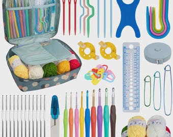 Complete Crochet Kit with Pouch