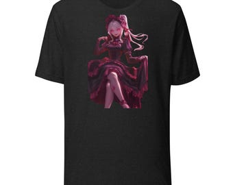Fan Art - Unisex t-shirt - Nazarick - Shalltear Bloodfallen - Vampire - Anime - Tshirt - Shirt - Floor Guardian - Shalltear - Shaltear