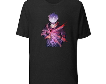Inspired Fan Art - Unisex t-shirt - Juju tsu - Satoru Gojo - Anime - tshirt -shirt - Gojo
