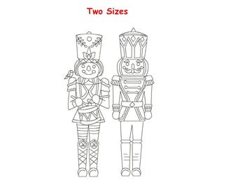 Nutcracker Machine Embroidery Design | Christmas Soldier (Digital Download)