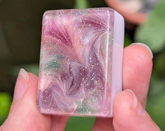 Lavender Mahjong Tiles, Pink Pastel American Mahjong Set With Display Bag