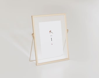 Floral & Elegant Wedding Table Number Template | Canva Editable | Forever Bloom