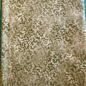 Olive Green Stipple Town and Country Flannel F2278 by Ro Gregg for Northcott - 28&quot; Remnant 3/4 yd