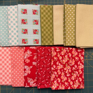 LITTLE RUBY & Little Snippets Fat Quarter Bundle by Bonnie and Camille for Moda - 13 FQ's - Out of Print and Hard to Find