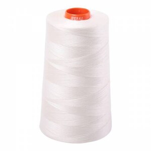 AURIFIL 50 wt Cotton Cone 6452 yds  Natural White 2021 MK50CO2021 *FREE Shipping*