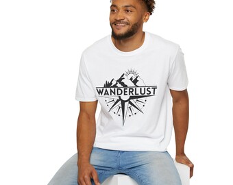 Grafisch T-shirt Wanderlust Compass | Hiking Adventure Travel-T-shirt