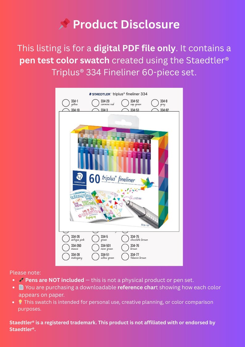 STAEDTLER Fineliner Triplus – Set Da 60 Pezzi, Punta Metallica 0,3 Mm, Design Ergonomiche Triangolare, Inchiostro Lavabile - 3