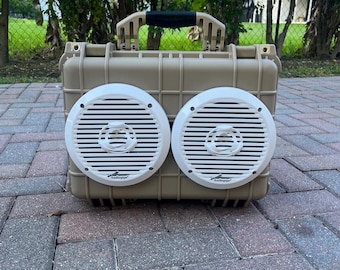 Caja de altavoz Bluetooth hecha a mano