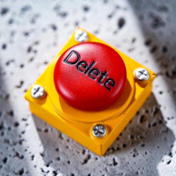 Delete Button Keycap, Cherry MX Switches Keycap