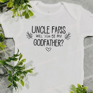 Padrino Proposal Baby Bodysuit Gift| Madrina Proposal Gift| Baby Proposal Gift| Godmother Gift | Godfather Gift | Baby Announcement Bodysuit