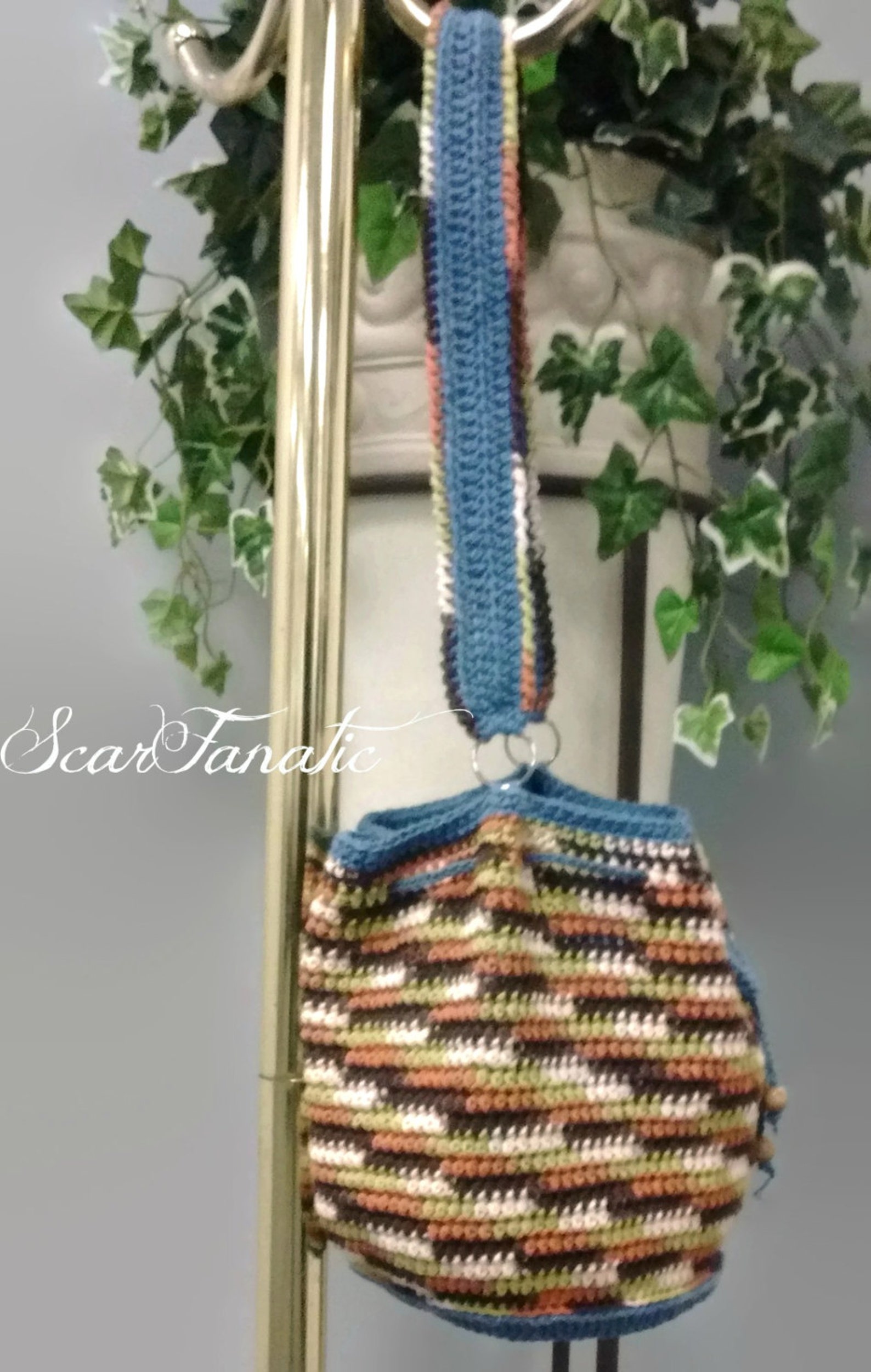 Instant Download Easy Crochet Cotton Bag/ Purse/ Carry All Etsy