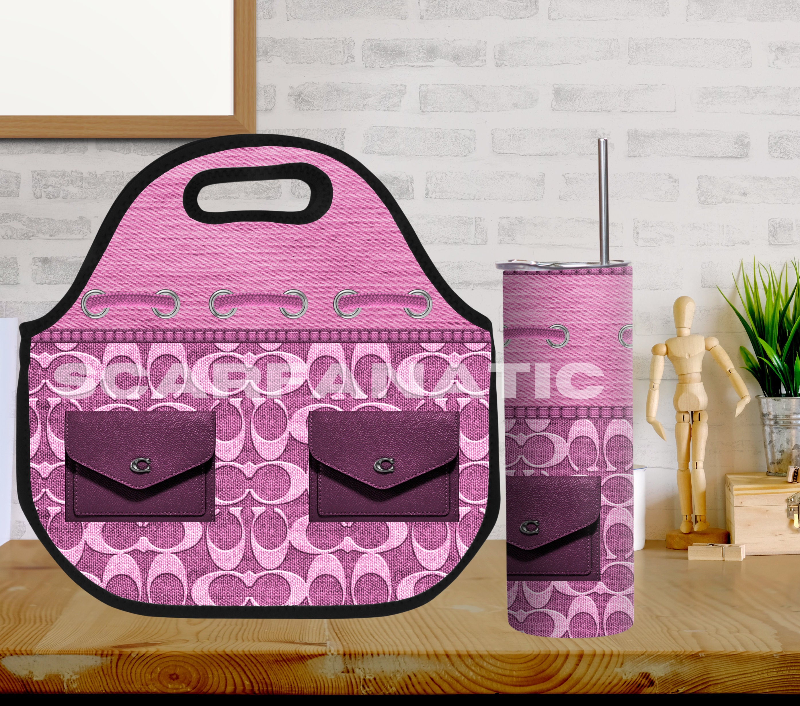 Designer Handbag - Injections - with Hermes- Louis Vuitton and more  sublimation tumbler wraps PNG - Payhip