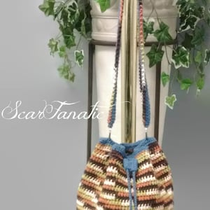 Instant Download Easy Crochet cotton Bag/ Purse/ Carry all pattern /photo tutorial/ permission to sell finished products