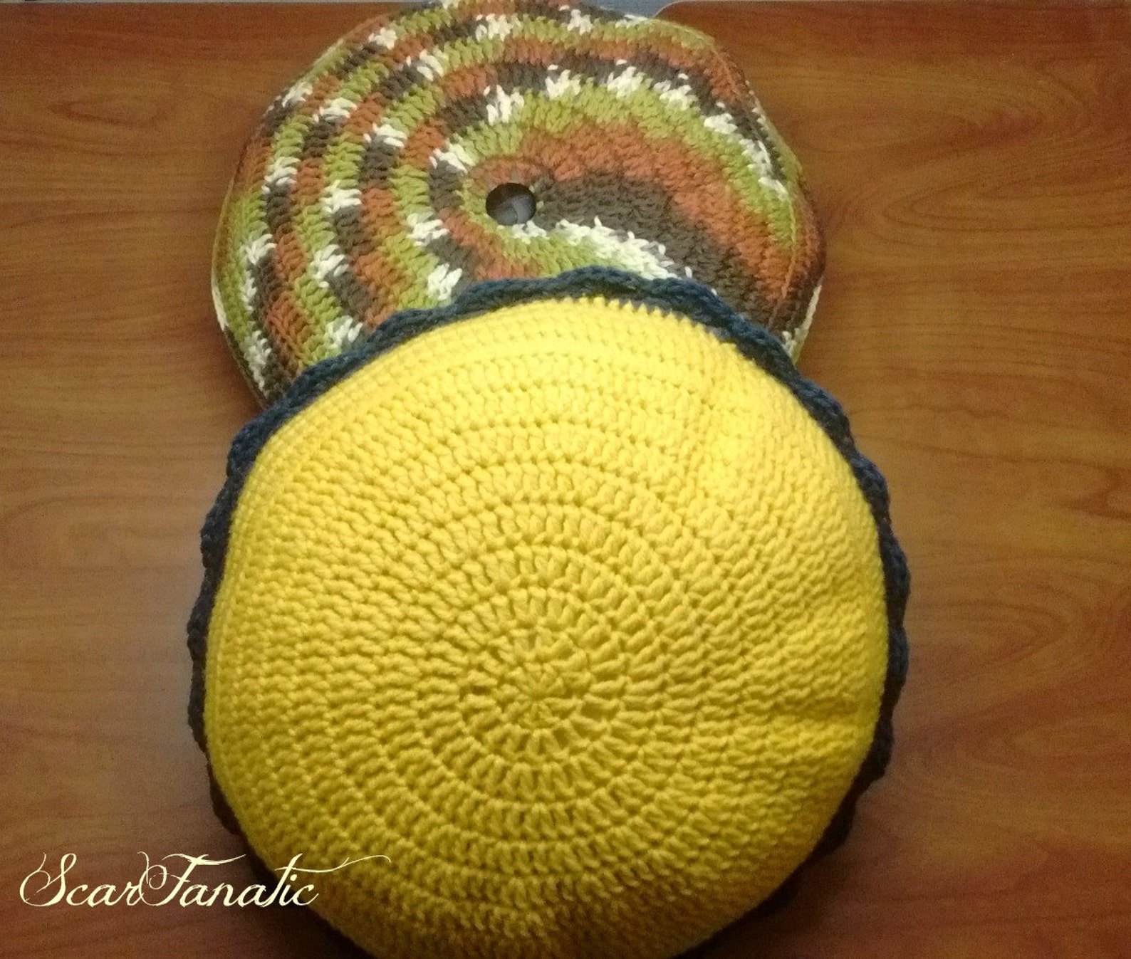 PATTERN ONLY Easy Crochet Round Throw Pillows/ Tufted/ Photos Etsy