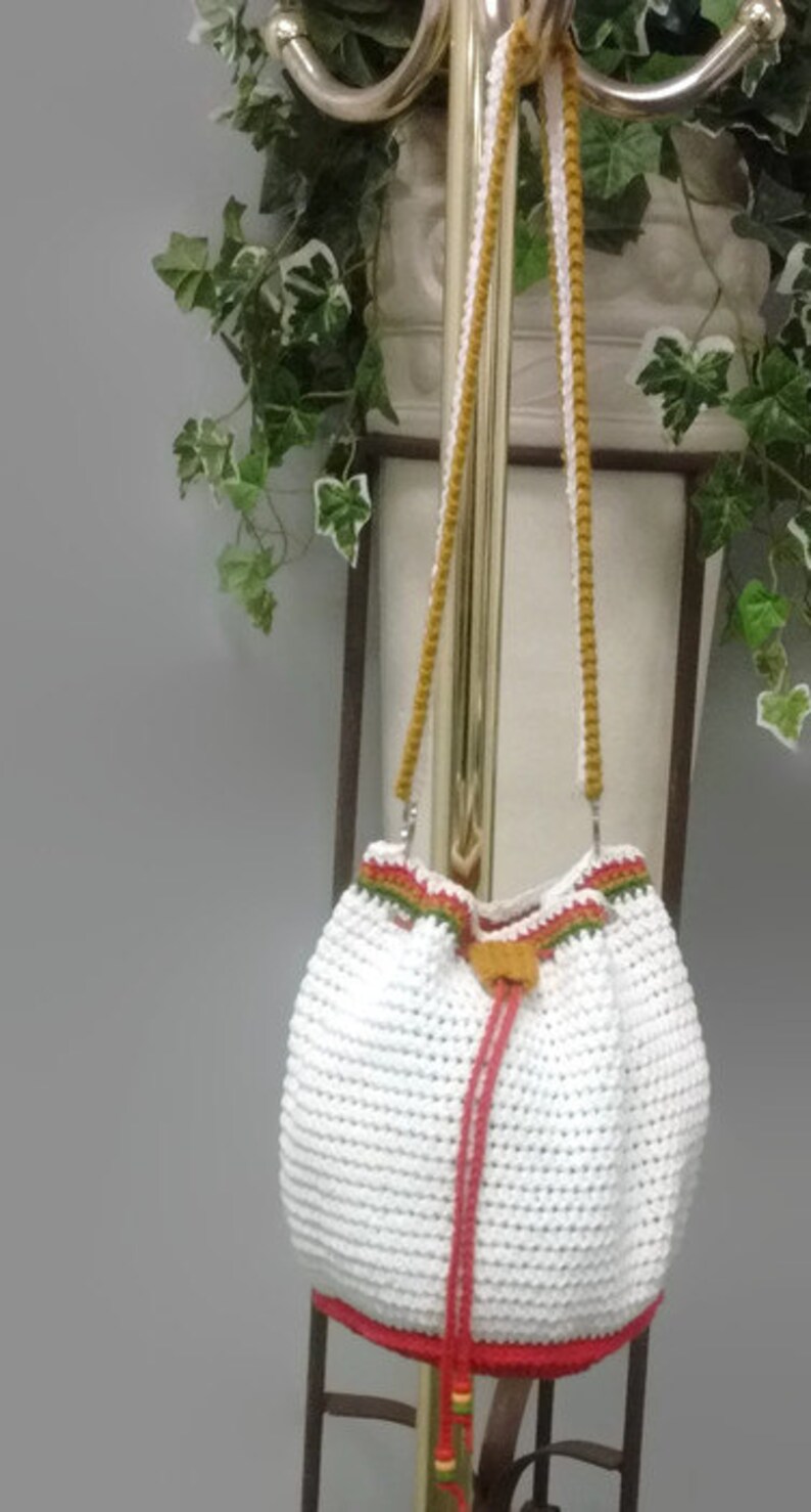 Instant Download Easy Crochet Cotton Bag/ Purse/ Carry All Etsy