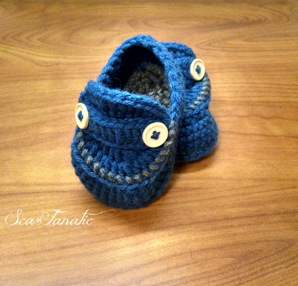 Crochet PATTERN Easy Baby Loafers/ Booties for Boys and Girls Etsy