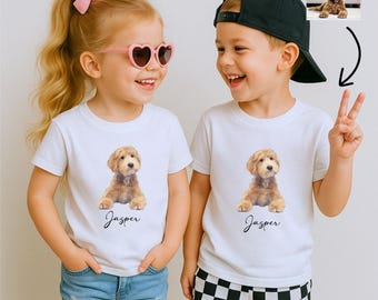 Personalisiertes Tier T-Shirt | Personalisiertes Hundekatzen-Liebhaber-Geschenk