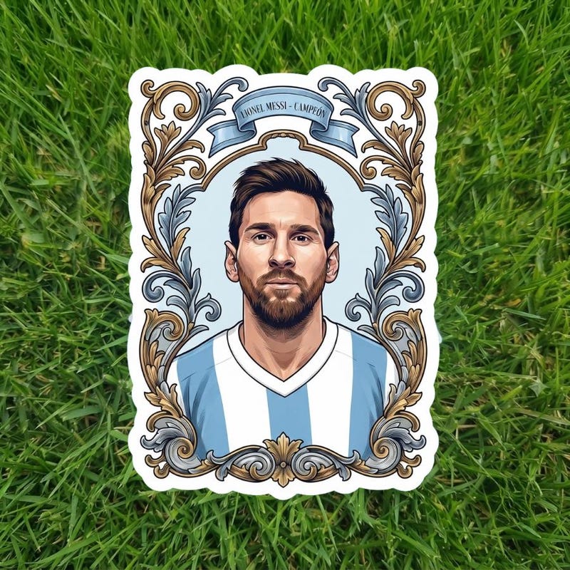 Messi Symbol Sticker Fifa Stickers Messi - Etsy