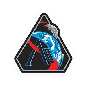 Artemis II Mission Patch Sticker | NASA Space Vinyl Decal (Kiss-Cut)