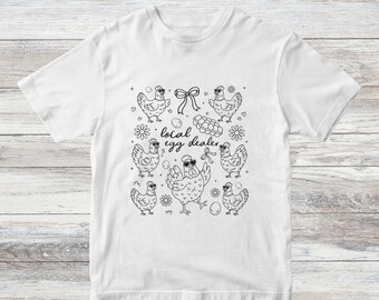 Local Egg Dealer Shirt | Funny Farm Chicken Graphic Tee