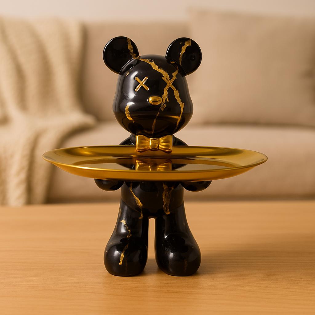 キーホルダー KAWS COMPANION KEYHOLDER  YELLOW/BLACK KAWS Companion Keychain Black (2009) - US