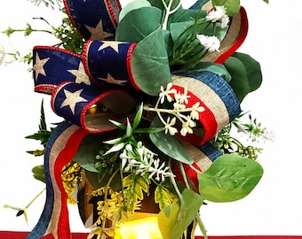 Americana, Patriotic, stars & stripes , Lantern.