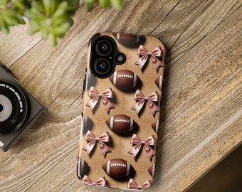 Fotbolls- och rosettmönster för mobilen | iPhone-skal med sportband