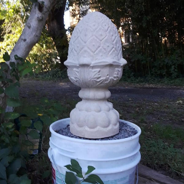 Concrete Fountain Topper Etsy