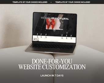 Professionele websiteaanpassing | Klaar voor gebruik Squarespace-sjabloon instellen, kopiëren, beeldstyling