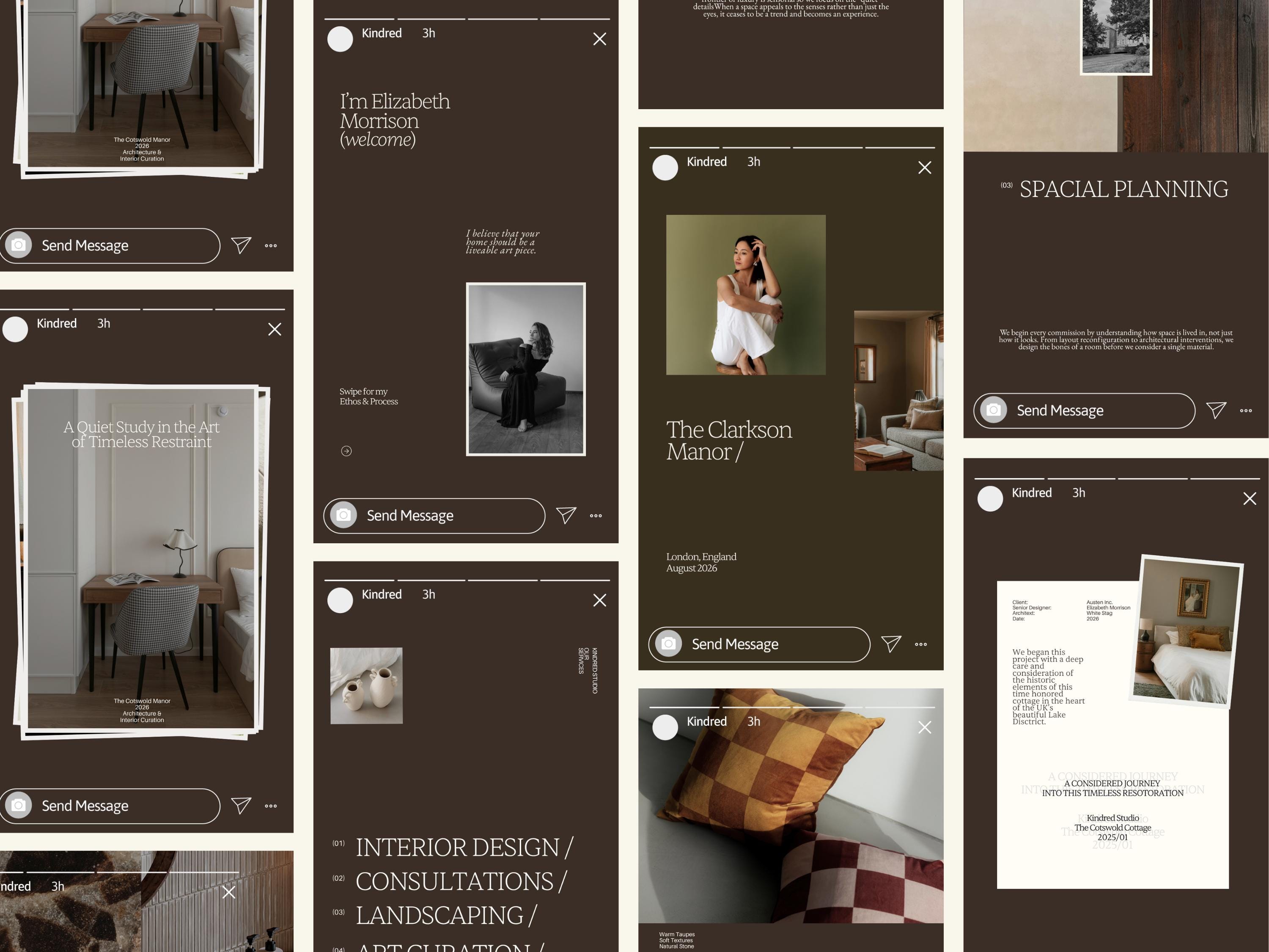Canva Instagram Templates for Interior Designers | Minimalist Social ...