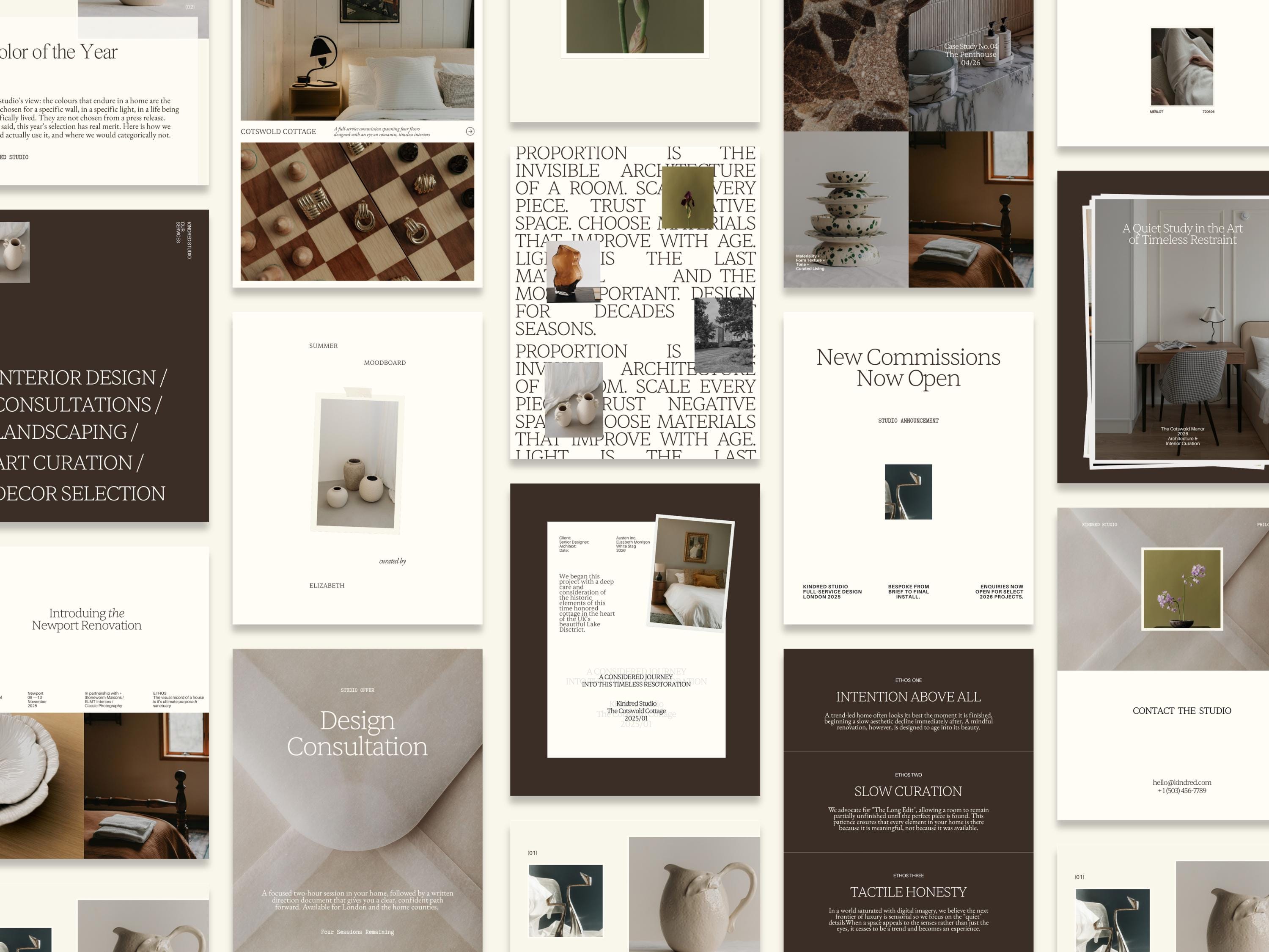 Canva Instagram Templates for Interior Designers | Minimalist Social ...