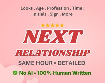 No AI Next Love Tarot Reading Same Hour, Future Husband Psychic Reading, Next Relationship Prediction, Soulmate Tarot Reading, Top Psychic
