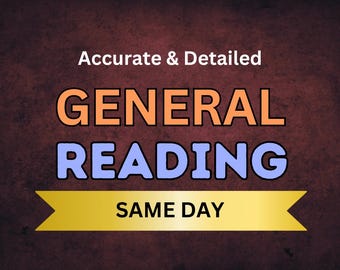 No AI SAME DAY General Tarot Psychic Reading, Accurate General Advice, Love Relationship Advice and Energy Reading