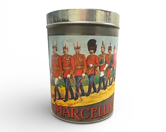 Scatola di sigari Marcella vintage di metà XX secolo, un pezzo da collezione di tabacco