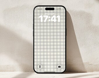 Blauw gingangbehang | iPhone, Android-telefoon (digitale download)