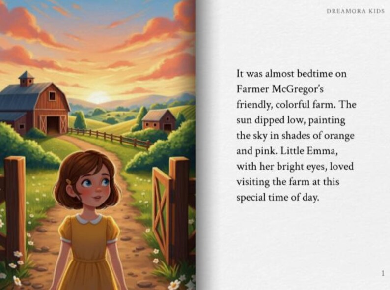 Personalized Farm Animal Bedtime Story Book: Custom Children's Gift ...