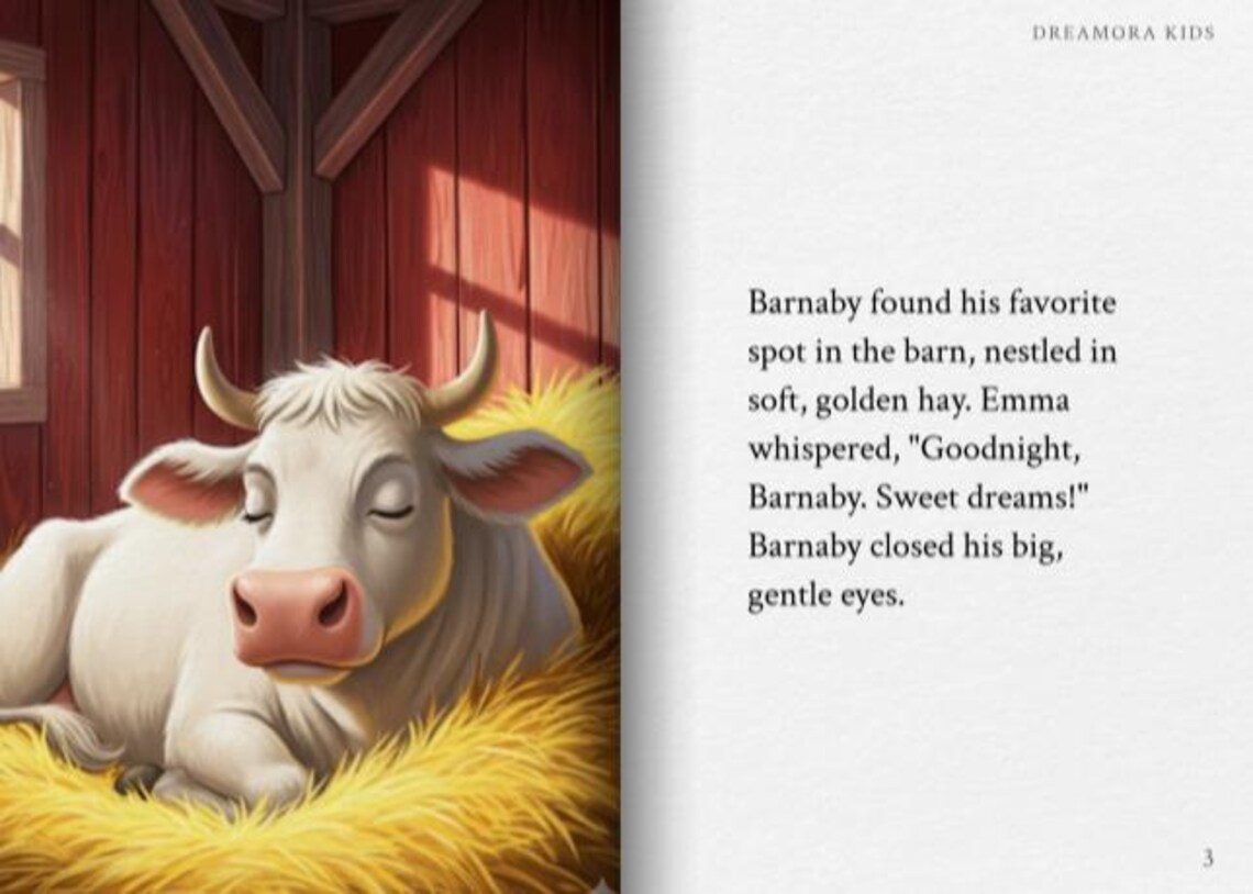 Personalized Farm Animal Bedtime Story Book: Custom Children's Gift ...