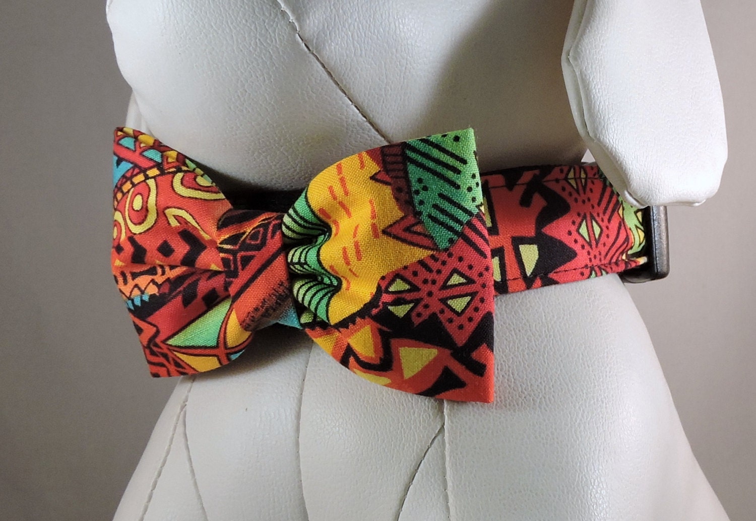Dog Collar Set with Flower or Bow Tie Pick Any Fabric in Etsy