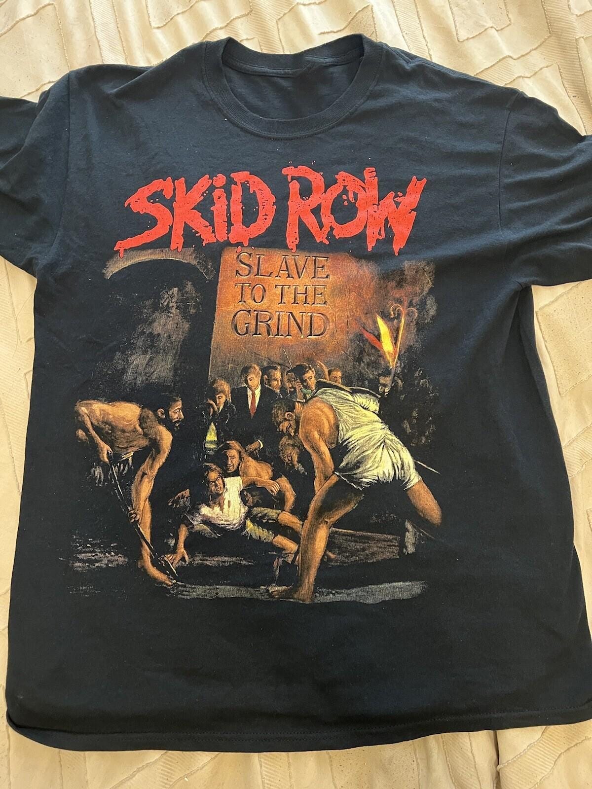 SKID ROW スレーブ・トゥ・ザ・グラインド Tシャツ Vintage Skid Row